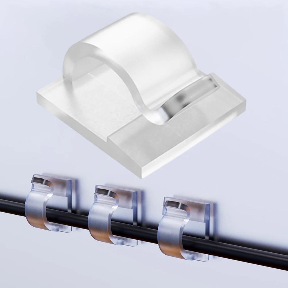 10 шт. зажимов для уличных гирлянд с водонепроницаемыми клейкими полосками, крючки для украшений на открытом воздухе, устойчивые к ультрафиолетовому излучению держатели для веревок