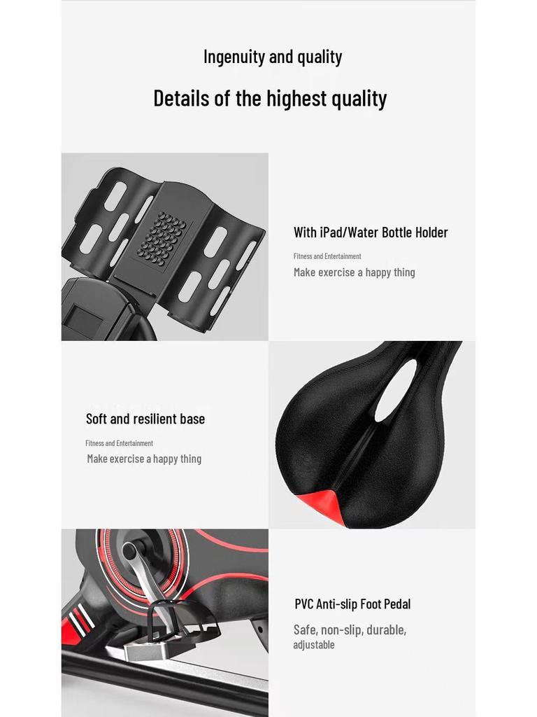 Silent Dynamic Family Exercise Bike: All-Inclusive Home Pedal Equipment