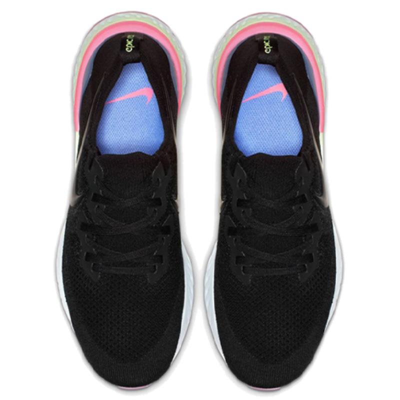 Nike Epic React Flyknit 2 Black Sapphire Hyper Pink Sneakers BQ8928-003