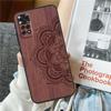 Mandala Floral Wood Phone Case For Xiaomi Redmi Note 12 12S 12C 13C 10 10C 10A 9 9C 10S 11S 11 Pro Soft Cover
