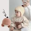 Windproof Winter Baby Earmuffs Warm Ear Protection Cap New Baby Knitted Cap  Boys Girls