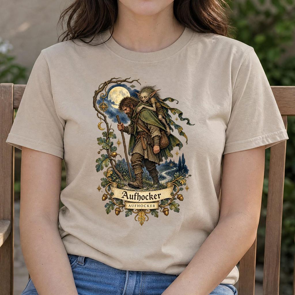 Tarot Aufhocker Shirt - Front or Back Print - Mythology Gift