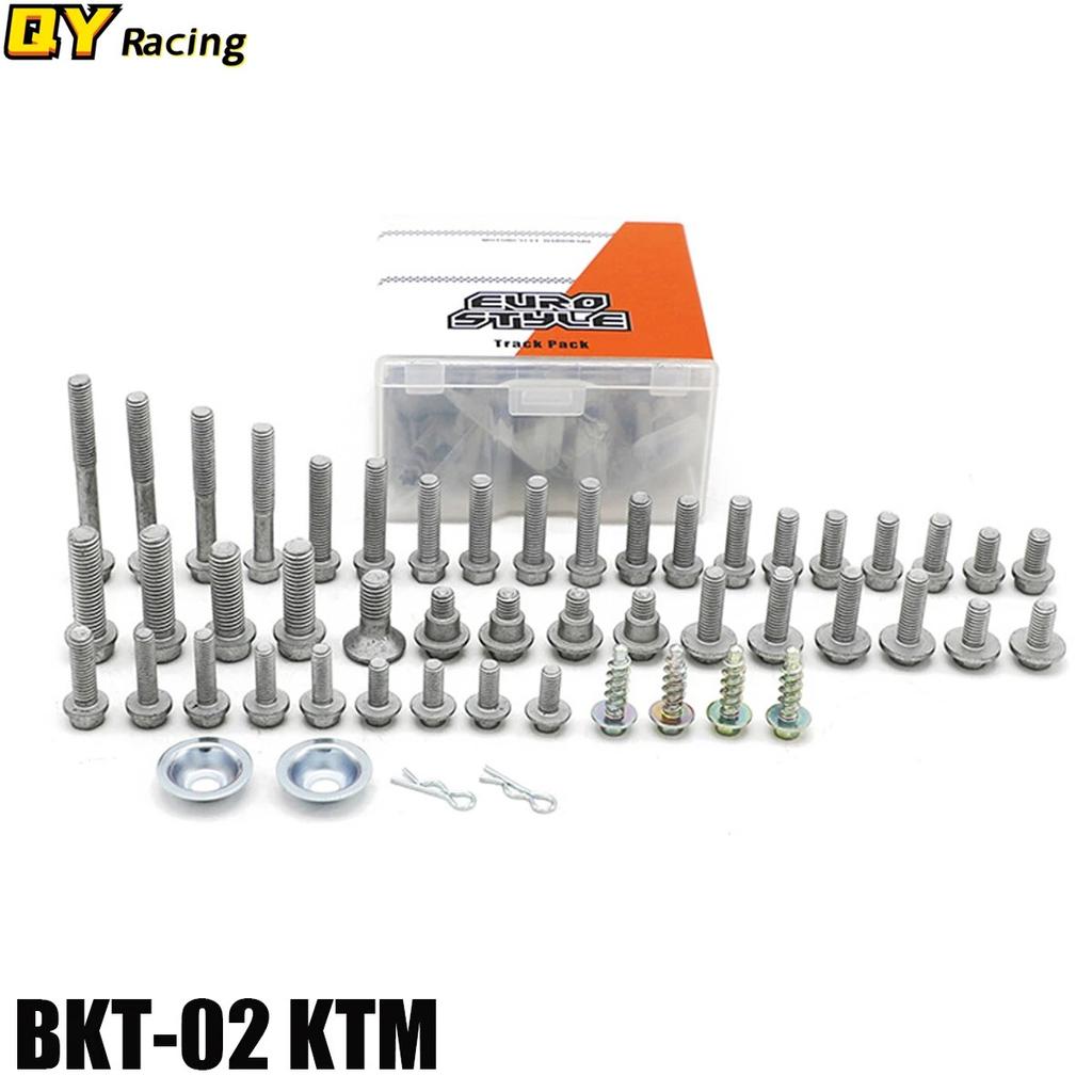 Hardware Bolt Full Plastics Fastener Kit For KTM SX SX-F EXC EXC-F 125 150 200 250 300 350 400 450 500 530 2003- Dirt Bike