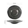 Retro Irregular Ceramic Deep Plate Thick Soup Plate Pasta Plate Salad Plates Restaurant Molecular Cuisine Creative Tableware