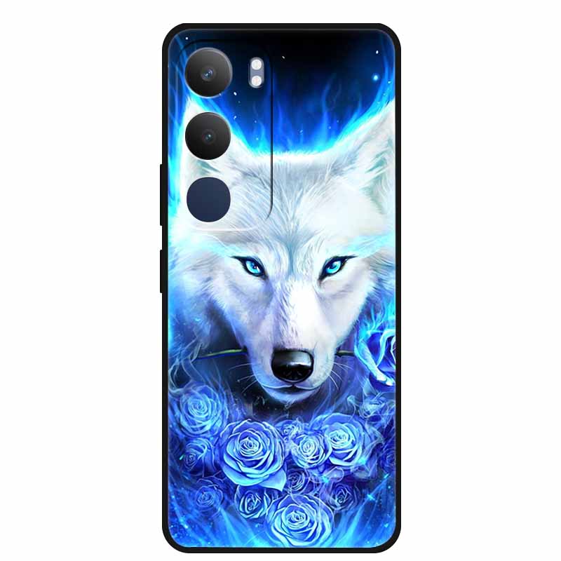 Чехол для Vivo Y19s 4G Y 19s 6.68" Мягкий силиконовый ТПУ чехол для телефона для Vivo Y19s Pro 4G Мультяшное животное Ударопрочный чехол Y19 s Pro 4G