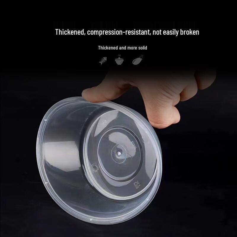 Disposable Round Microwavable Food Containers