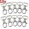 10 PCS Home Portable Small Tools Metal Lanyard Hook Swivel Snap for Lobster Clasp Clips Fashion Solid Color Accessoreis Supplies