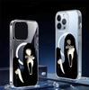 Магнитный чехол Katana Skull для iPhone 15/16/17 Pro Max - Прозрачный с полным покрытием
