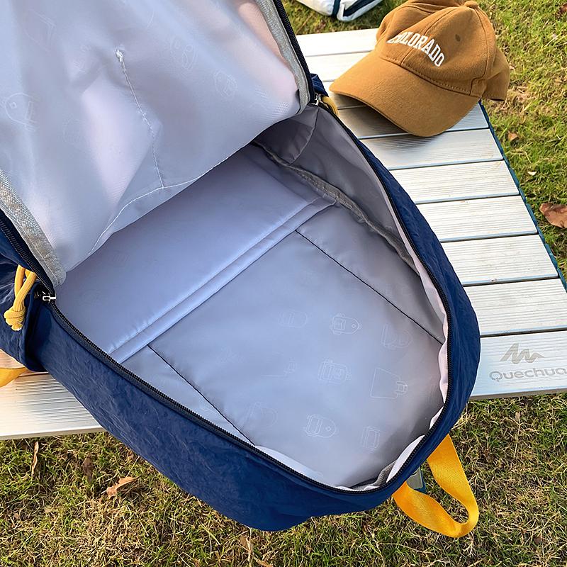 Школьный рюкзак с цветными блоками, женский рюкзак, большой емкости, студенческий дорожный рюкзак