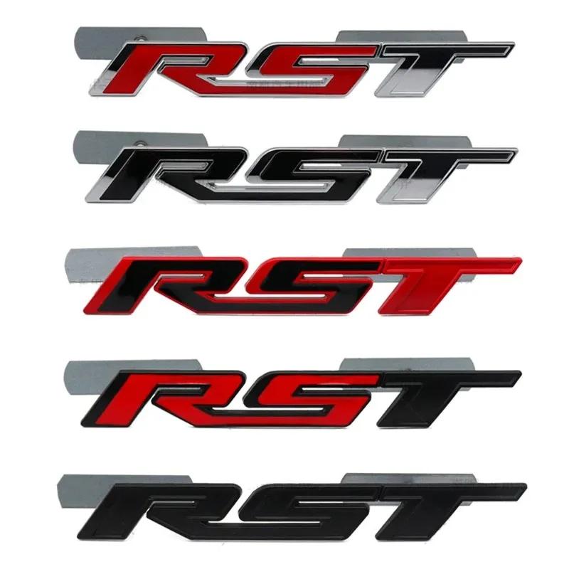 3D металлический логотип RST задний багажник передняя решетка эмблема значок автомобильные наклейки для Suburban Silverado Tahoe RST наклейка аксессуары