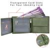 HORNBULL Richard Green RFID Кожаный кошелек для мужчин с блокировкой |
