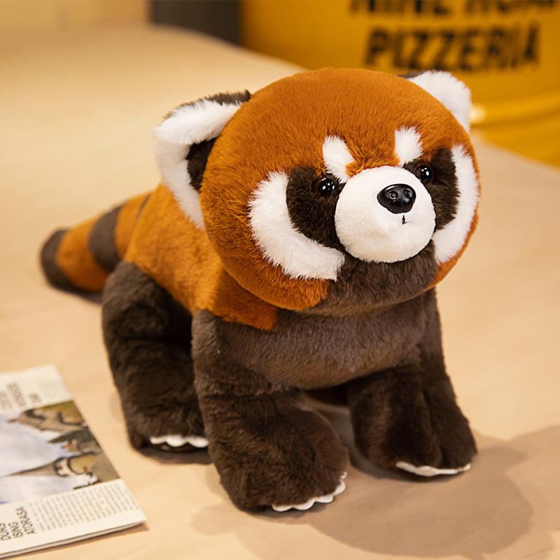Lifelike Red Panda Stuffed Animals Raccoon Plush Toy Cute Panda Plushie Toy Gift for Kids Girlfriend Birthday Boy