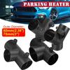 60mm/75mm Car Heater Outlet Exhaust Connector Dual Closable Open Regulation Y T For Webasto Diesel Parking Heaters