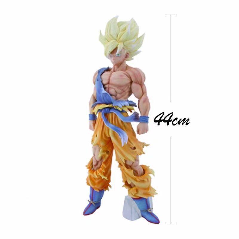 44 см Dragon Ball Z Сон Гоку Намек Аниме Фигурки Супер Сайян Гоку Статуя ПВХ Фигурка Действия Коллекционная Модель Игрушки Подарки
