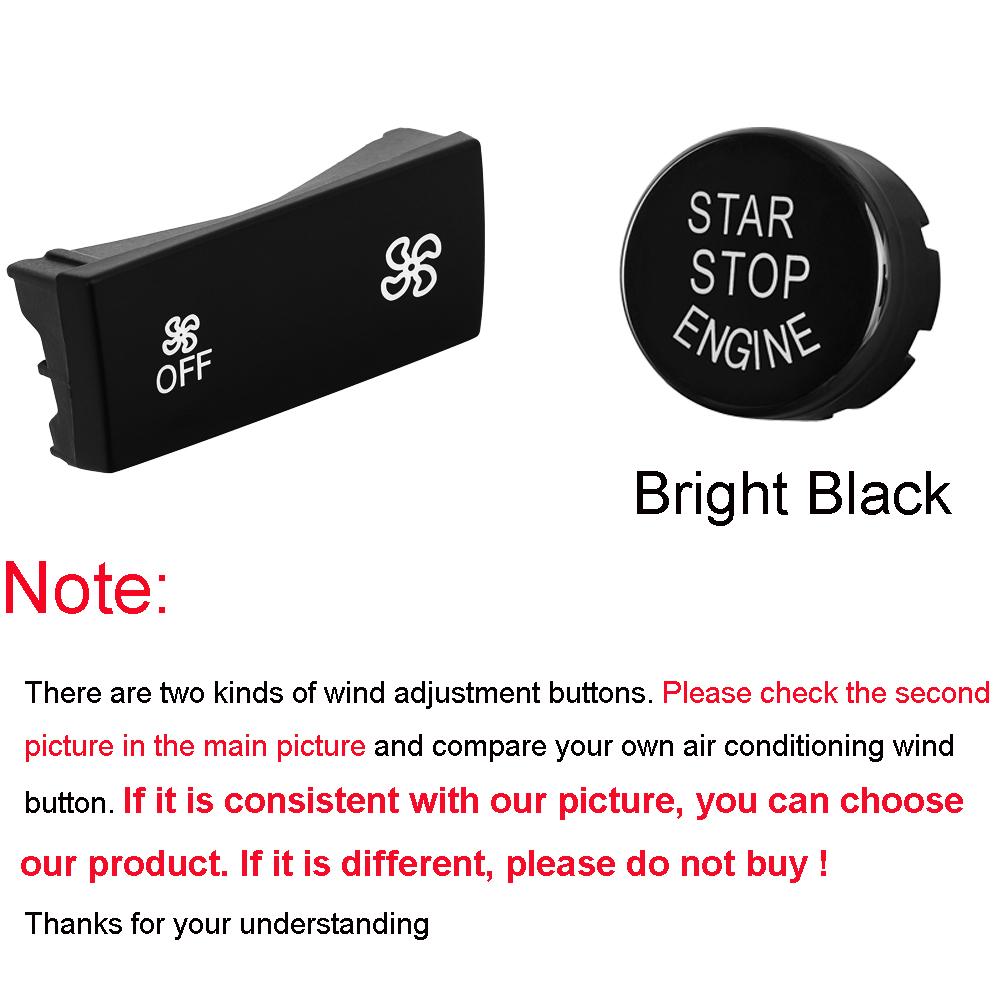 Автоматический кондиционер, климат-контроль, кнопка запуска и остановки двигателя, крышка для BMW 1, 2, 3, 4 серии F20 F21 F22 F30 F31 F32 F34