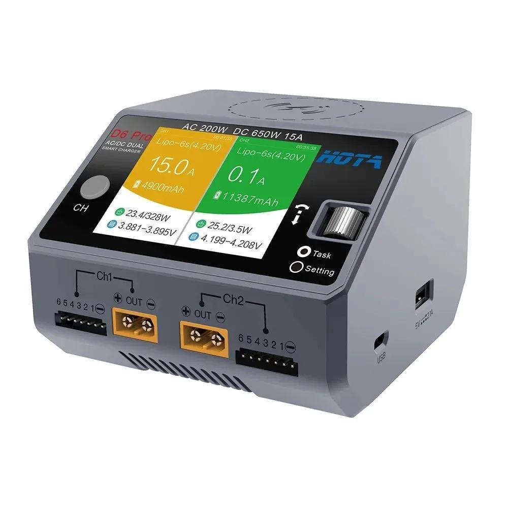 НОВЫЙ D6 Pro AC 111 Вт DC 611 Вт 11 А 1x111 Вт 1x11 А Зарядное устройство с беспроводной зарядкой для NiZn/Nicd/NiMH аккумуляторов Запчасти для RC дронов