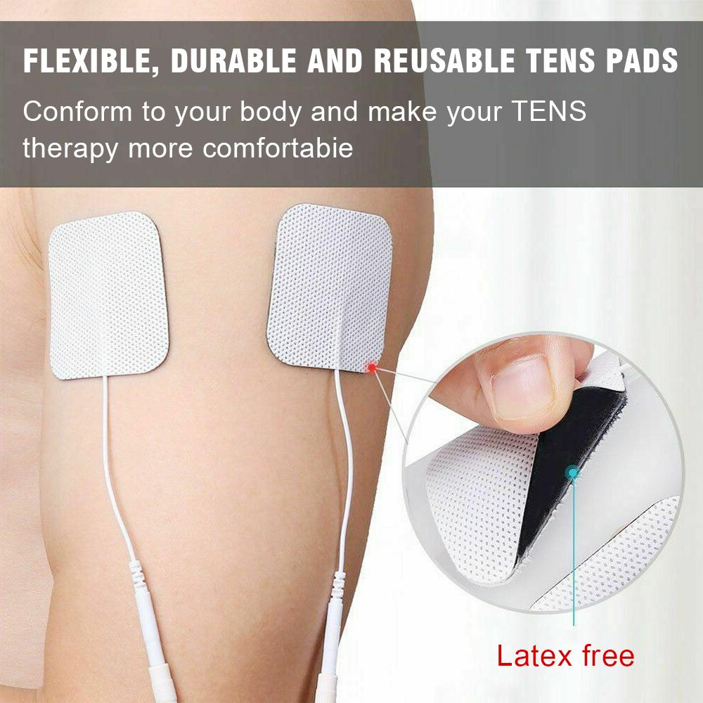 24 шт. самоклеящиеся электродные подушечки TENS для массажера EMS стимуляции 5x5 см