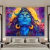 1pc Holy Hindu God Wall Hanging, Luxurious Polyester Decoration for Living Room Indoor Outdoor Party Decor, Universal Size, Unique Gift