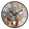 Привет 12-дюймовые настенные часы пластиковые часы домашний декор гостиная спальня бесшумные настенные часы современный художественный дизайн
