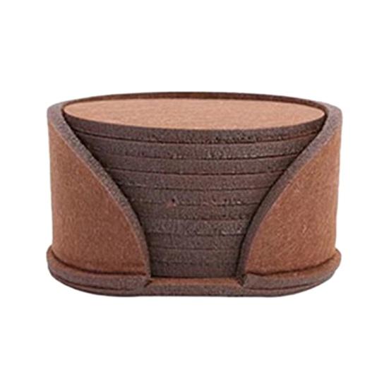 10 шт. фетровые подставки, теплоизоляция, водопоглощение, защита от ожогов, чашка, бутылка для напитков, противоскользящие салфетки