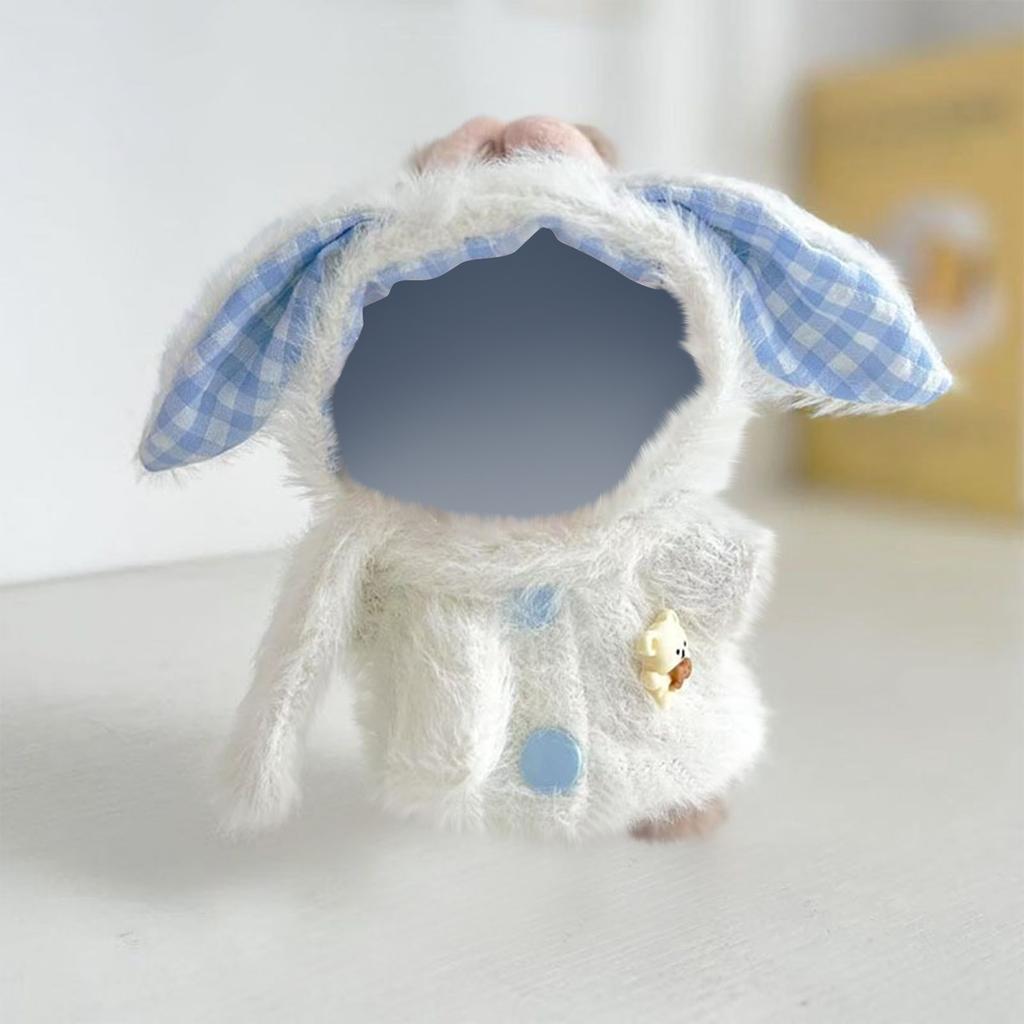 Комплект одежды для кукол 17 см, аксессуары для кукол, топ с сердечками, шарф, шапка, без кукол