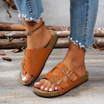 Женские тапочки 2025 Новые Удобные тапочки на резиновой подошве Тренд Повседневный стиль Обувь Женская Большой размер Плоские сандалии Шлепанцы Женские