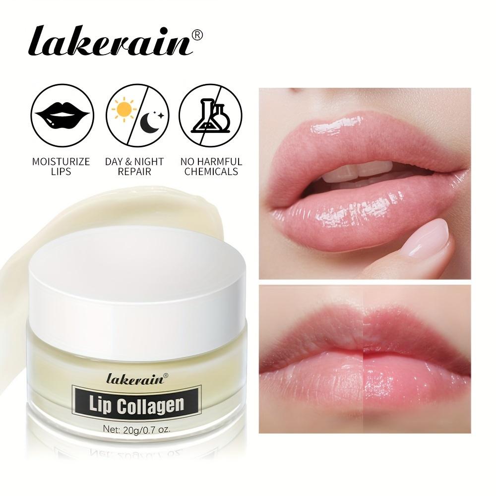 Collagen Lip Mask,Autumn and Winter Lip Moisturizing, Deep Moisturizing Overnight Lip Balm Lip Plumper for Dry Repair Lip Care