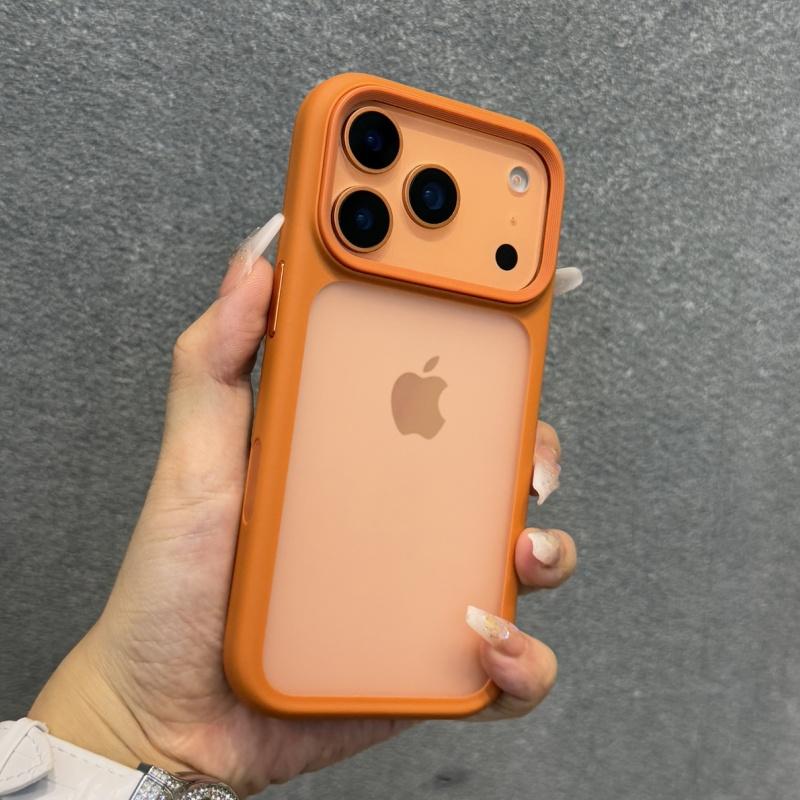 Роскошный Матовый Полупрозрачный Чехол для Телефона Для iPhone 17 Pro Max 17 Air Кнопка Управления Камерой Ударопрочный Бампер Защитная Задняя Крышка