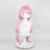 Парик для косплея Encore Game Long Pink White Highlights Unisex Термостойкие синтетические волосы Хэллоуин Аниме Парики + Шапочка для парика