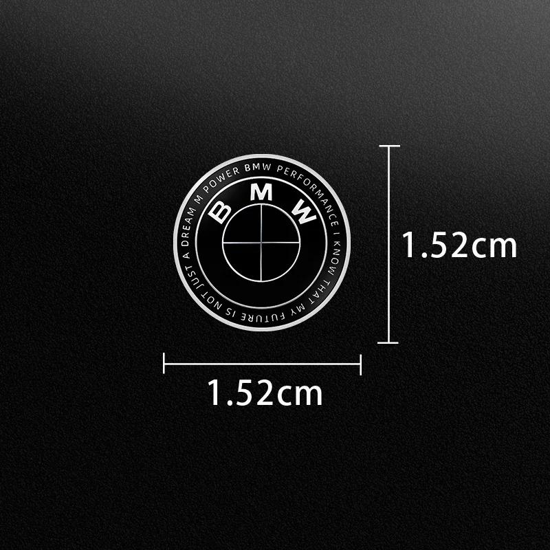2025 For BMW M X3 X5 X6 Car Steering Wheel Badge Stickers Car Door Handle Label Decal For BMW 50th M E46 E39 E90 E60 F10 E34 E3