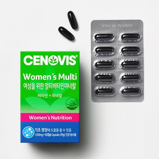 Cenovis Женские мультивитамины и минералы, 60 капсул (запас на 2 месяца)