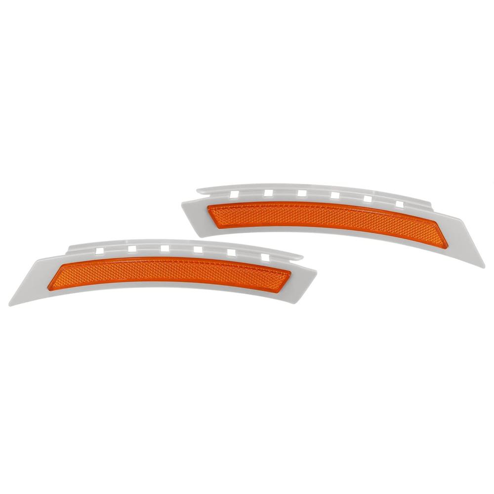 Pack (2) Front Bumper Side Reflector For BMW 2008-2010 528i 535i xDrive 09-10