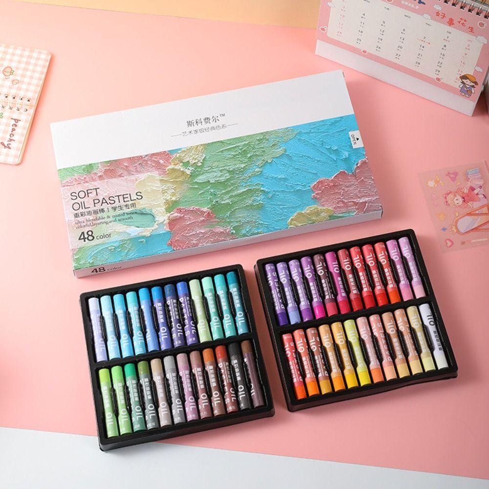 12/24/36/48 шт. масляная пастель Morandi Macaron Crayon прочные художественные принадлежности