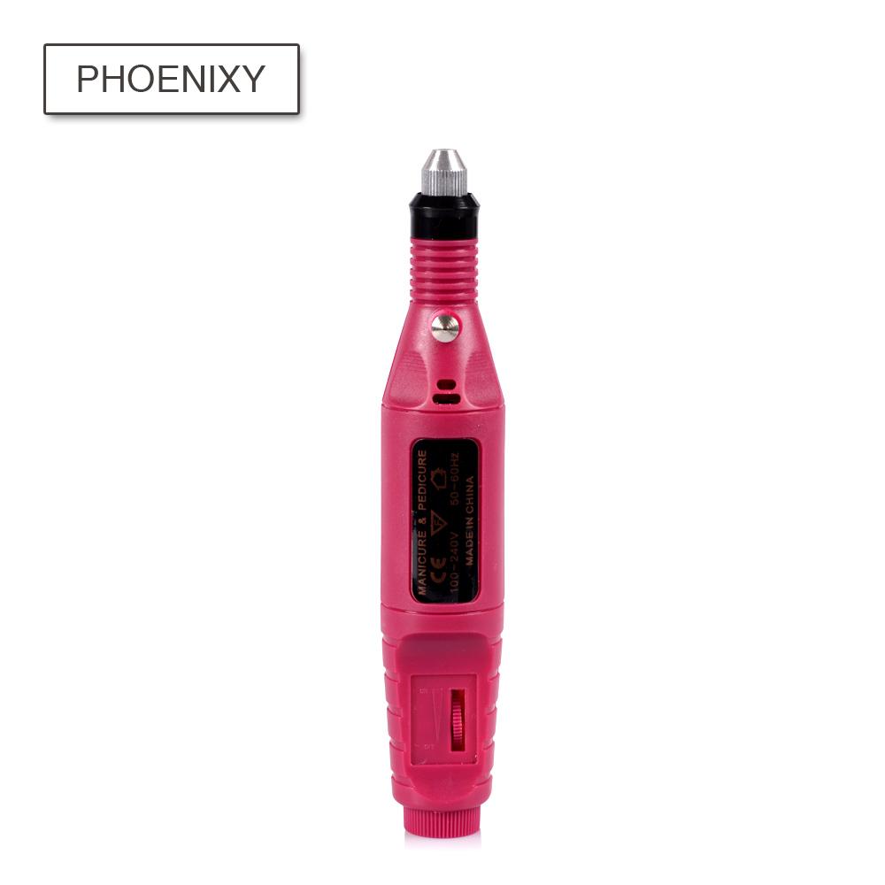 Сверла для ногтей PHOENIXY, электрические машинные напильники, шлифовальные машины, наборы инструментов для полировки