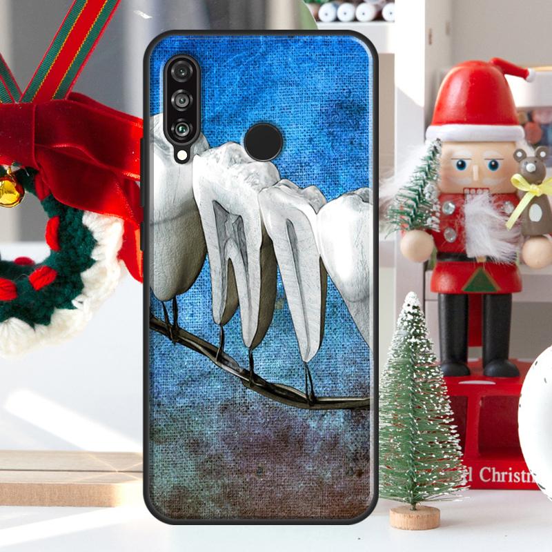 Dentist Tooth Pattern For Huawei Nova 5T 9 10 SE 7i 8i 11i 12i Y73 Y72 Y61 Y91 Y60 Y70 Y90 P20 P40 P30 Lite Case