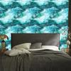 Ink Wallpaper Turquoise, Celadon and Sea Blue for Living Room and Bedroom 50x1000