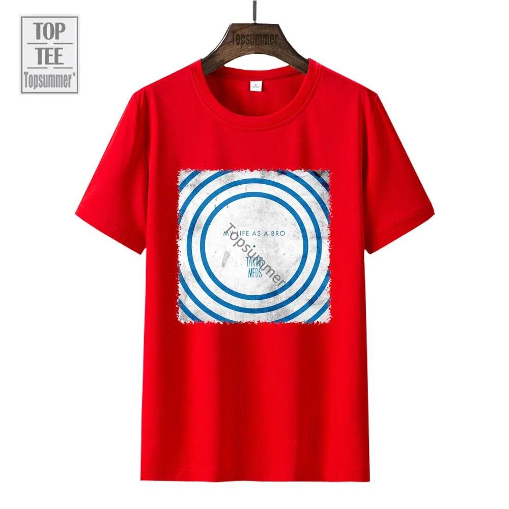 Футболка с альбомом My Life as a Bro, футболка с короткими рукавами в стиле хип-хоп и рок, футболка FeUnisex, черная одежда