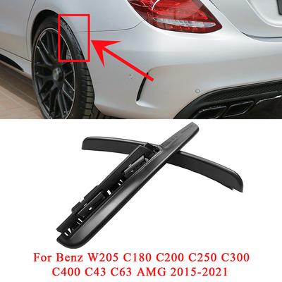 Для Mercedes W205 C180 C200 C250 C300 C400 C43 C63 AMG 2015-2021 Задний бампер Расширитель крыла Брызговик Защита от брызг Накладка на арку колеса