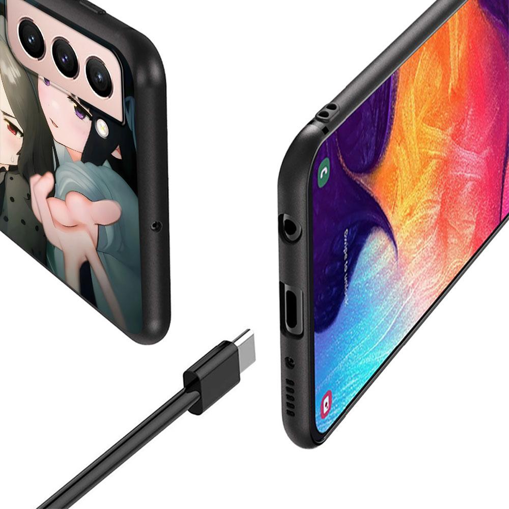 Girls Band Cry Case for Samsung Galaxy S23 S10e S10 S21 FE S22 S9 S24 Ultra S20 Plus Soft Black TPU Phone Cover Bumper