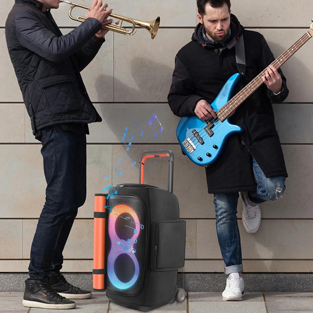 Портативный чехол от пыли для колонки JBL PARTYBOX 520/320/310/120/110 с карманом для микрофона, двусторонняя сумка для хранения колонки, водонепроницаемый