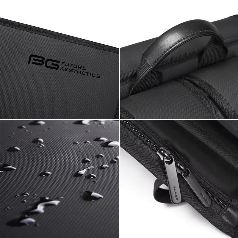 BANGE New Business Backpack Men's Anti-Theft Computer Bag Big Capacity 14.1 Inch Laptop Bagpack Men Elegant Waterproof