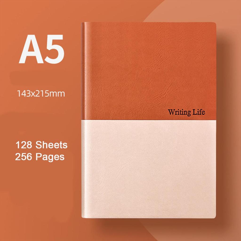 (Возможна гравировка логотипа) Мягкая кожаная тетрадь для школьников формата А5, дневник, рабочая тетрадь, журнал для записей деловых встреч, заметки по предметам, справочник