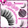 Segmented Eyelash Lash Extension Kit With 2 in 1 Bond And Seal Glue Long Lasting Hold For DIY Grafting Use