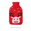 Hot Water Bottle Protective Cover, Winter Plush Cover, Cartoon Cloth Cover, Hand and Foot Warmer, Water-Filled Hot Water Bottle, Knitted Cover
