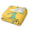 SpongeBob SquarePants Cartoon Blankets Squidward Flannel Funny Breathable Throw Blanket for Chair Covering Sofa Textile Decor