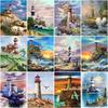 5D Diamond Painting Scenery Cross Stitch Landscape Diamond Mosaic Cartoon Handwork Rhinestone Art