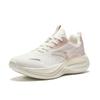 Anta Comfortable Shock Absorbing Durable Low Top Running Shoes Women Sneakers White Gray 922415532-4