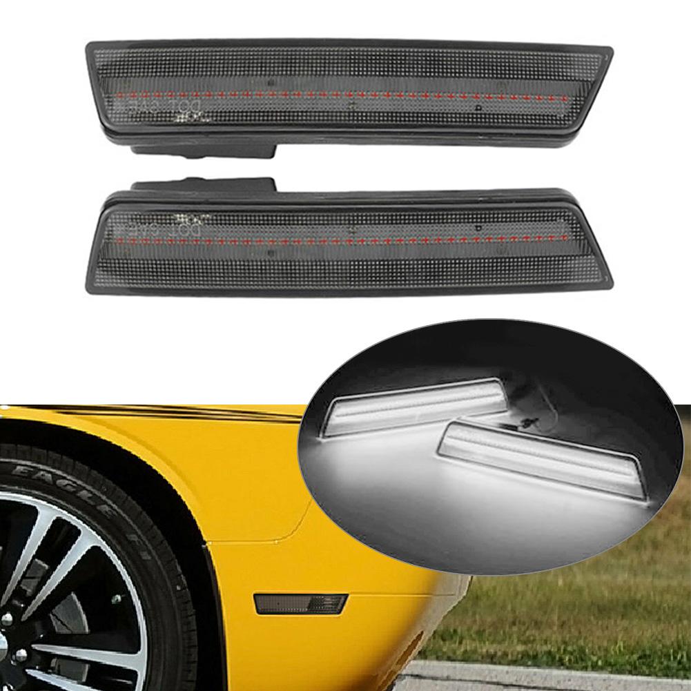 2 шт. автоматические светодиодные задние габаритные огни для Dodge Challenger 2008 2009 2010 2012 2013 2014 Charger 2011 2012 2013 2014 сигнальная лампа