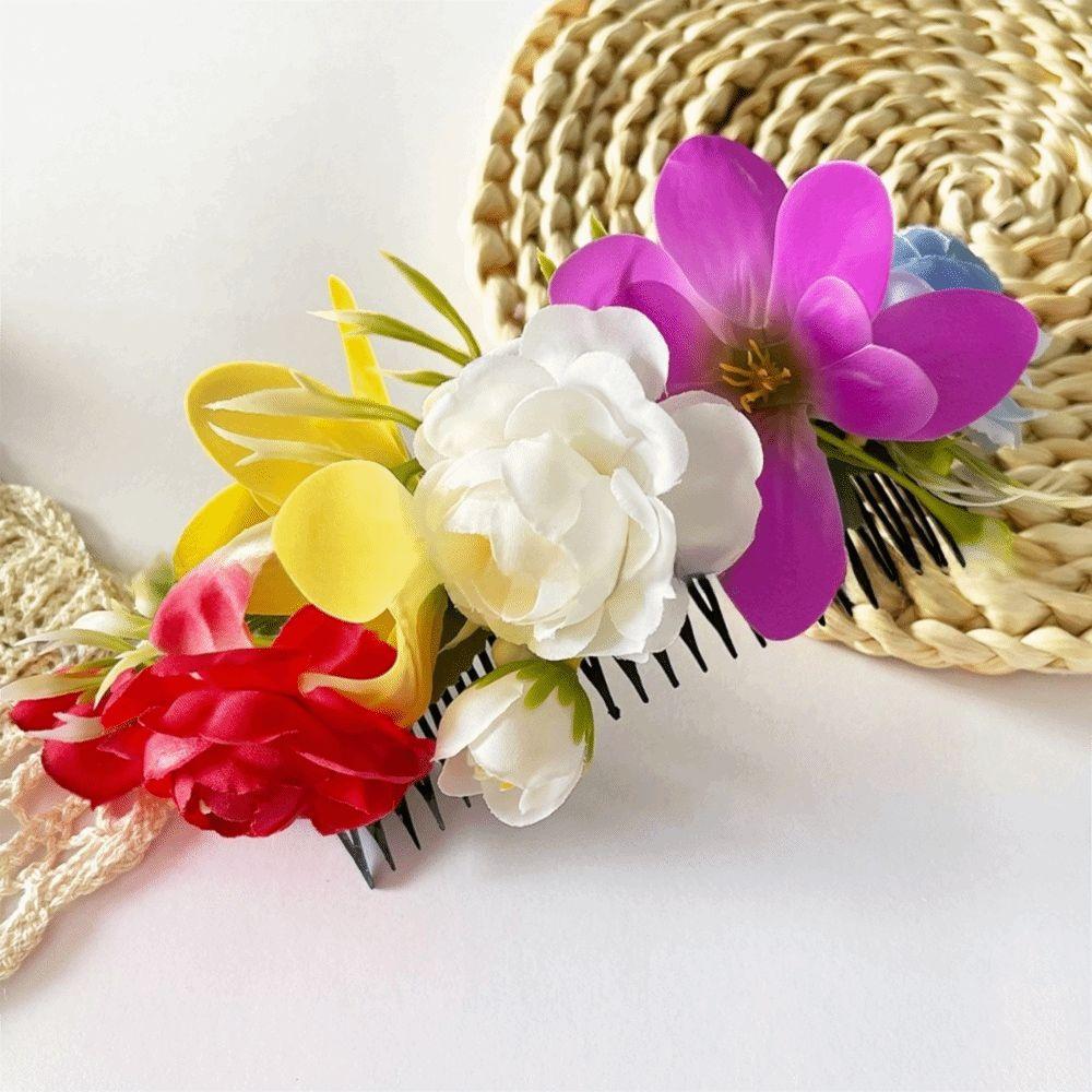 Bohemian Thailand Flower Hairpin Sweet Wedding Bride Accessories Thai Hair Accessories Girls