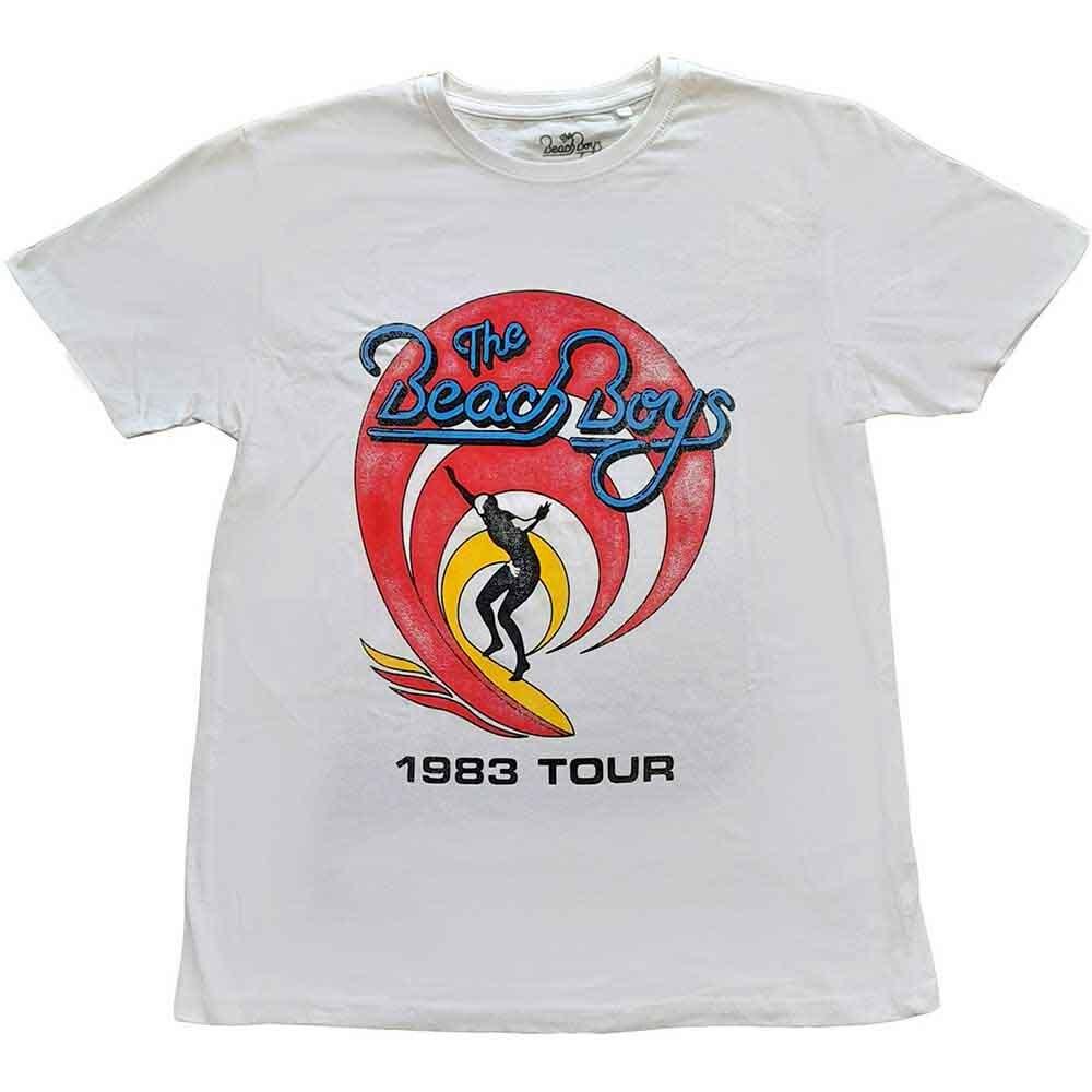 The Beach Boys Surfer '83 Vintage T-Shirt White New